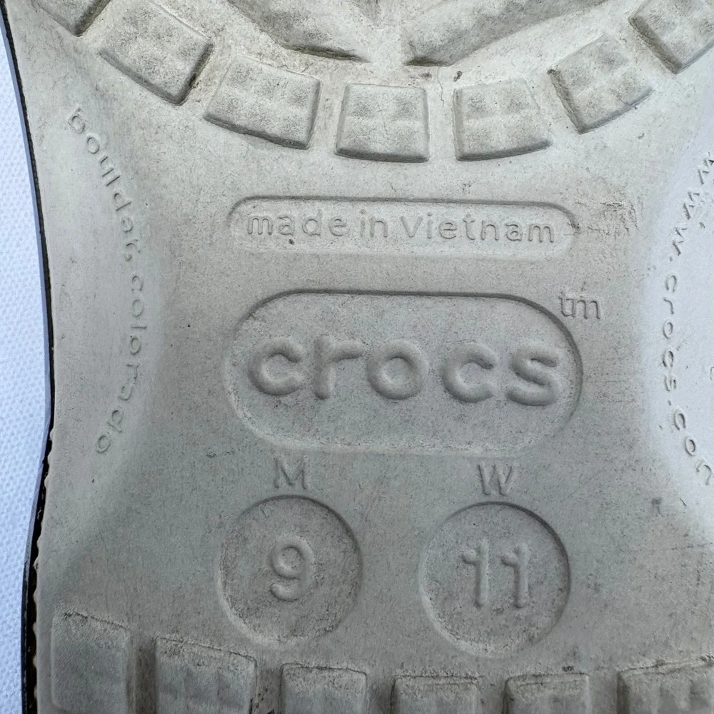 Crocs Star Wars The Mandalorian Grogu Baby Yoda Clogs Tan Grey‎ Mens 9 Womens 11